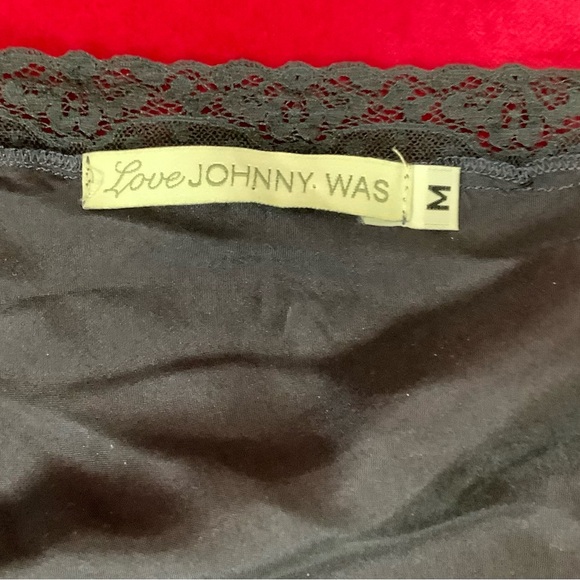 Johnny Was beautiful blue dress with matching slip - Picture 8 of 11